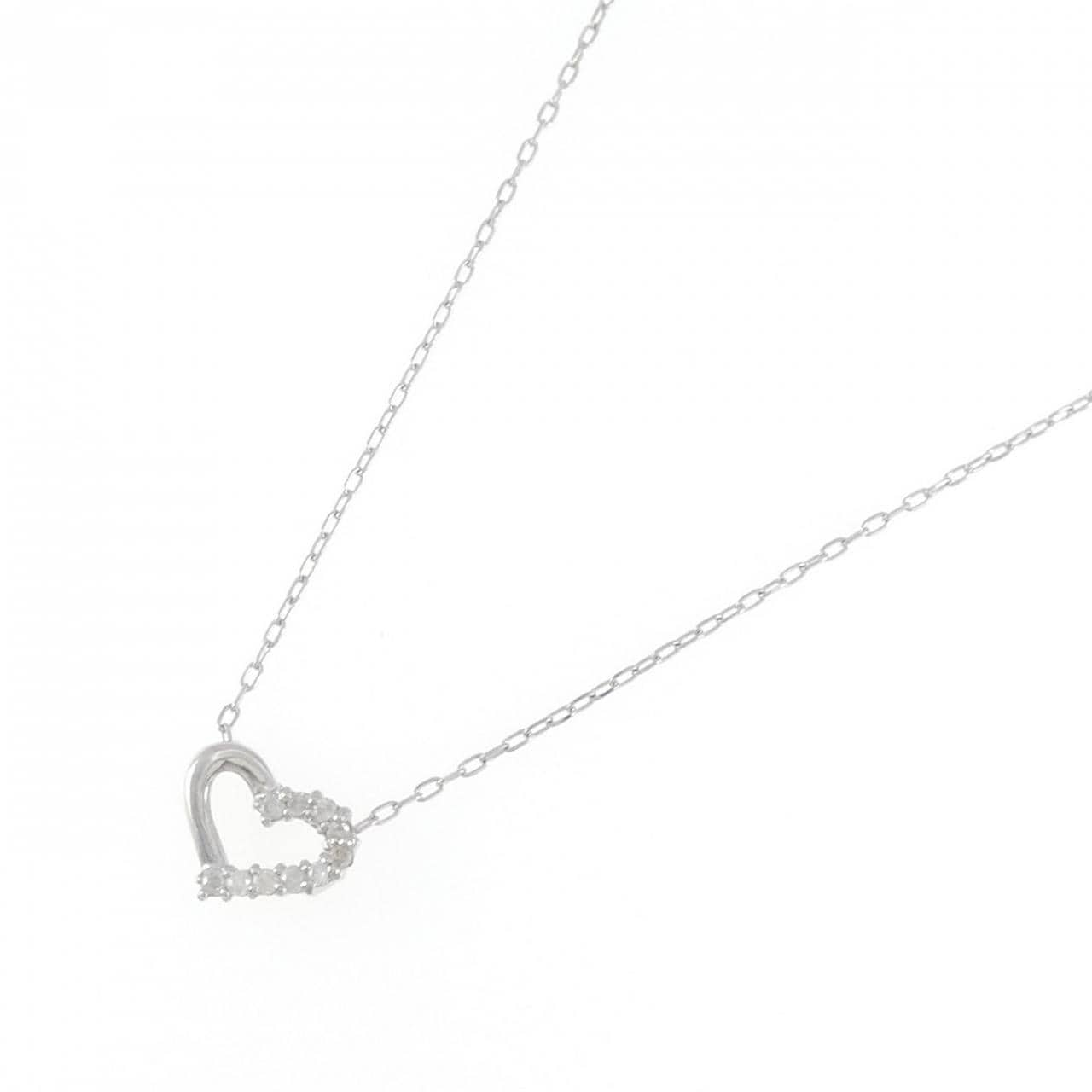 PT1000/PT Heart Diamond Necklace 0.10CT