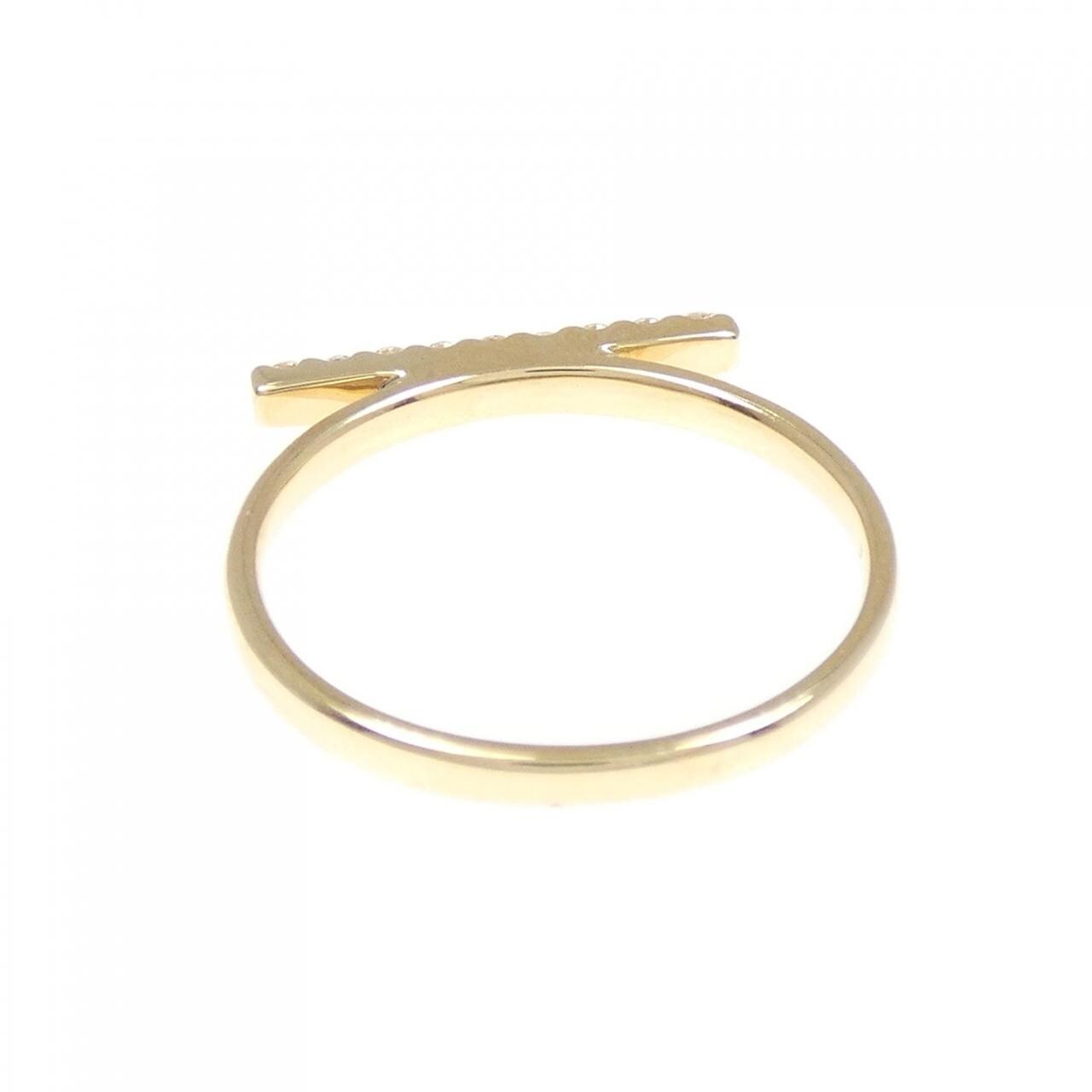 K18YG ダイヤモンド リング 0.12CT