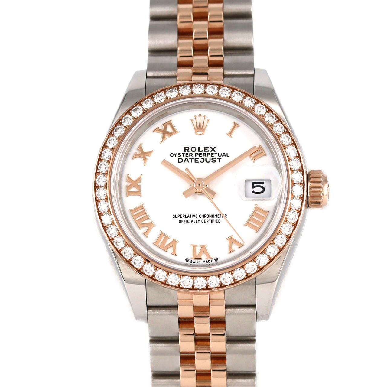 ロレックス デイトジャスト 279381RBR SSxPG 自動巻 ランダム番