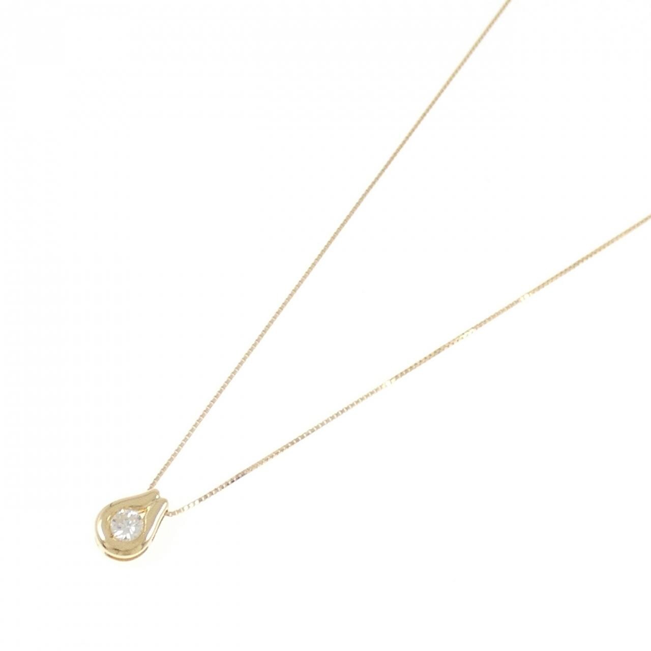K18YG ダイヤモンド ネックレス 0.26CT