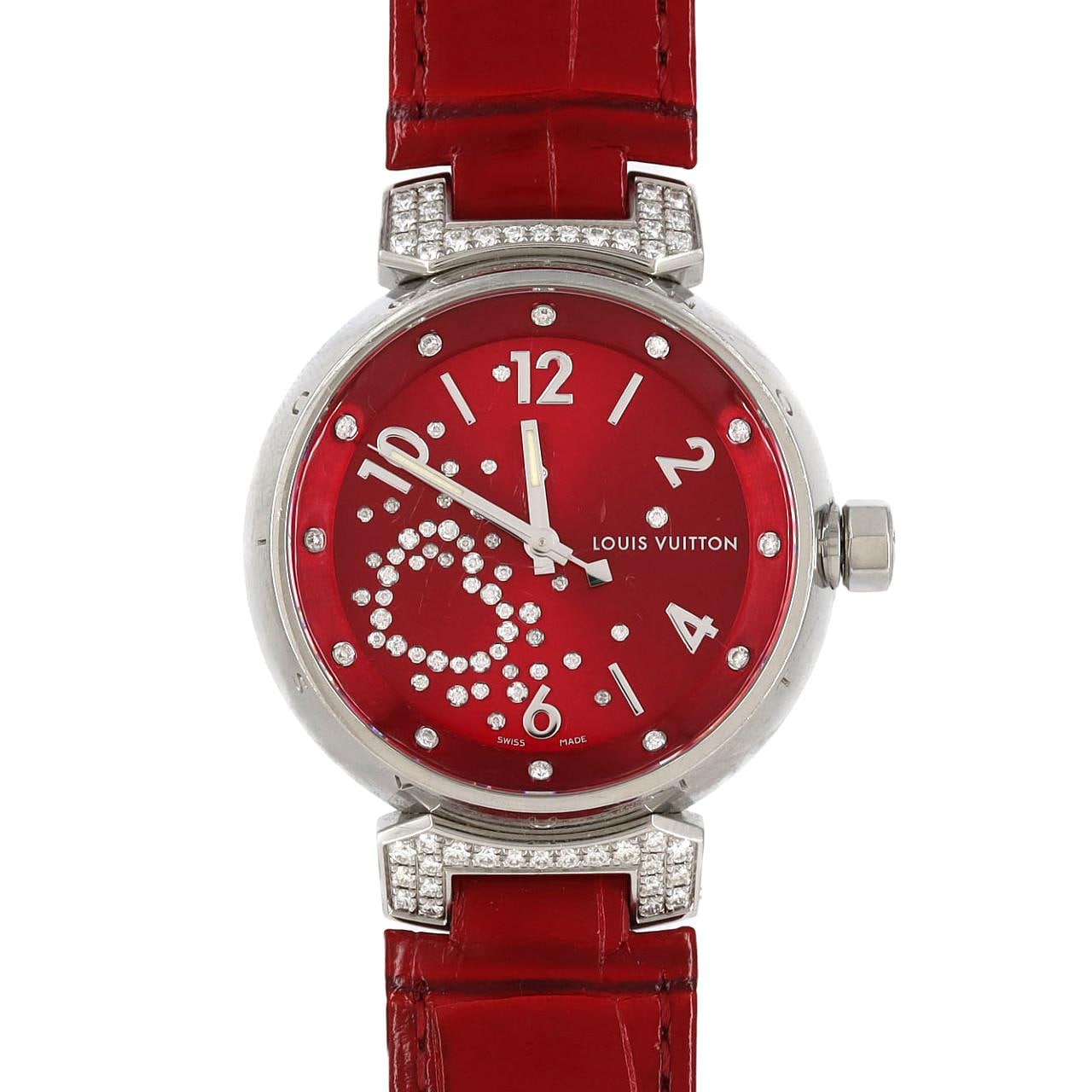 ルイヴィトン タンブールフィジーハートポム･ダムール･12P･ラグD Q131Z SS クォーツ