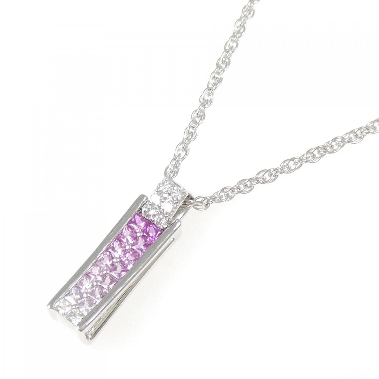 ジュネ サファイヤ ネックレス 1.54CT