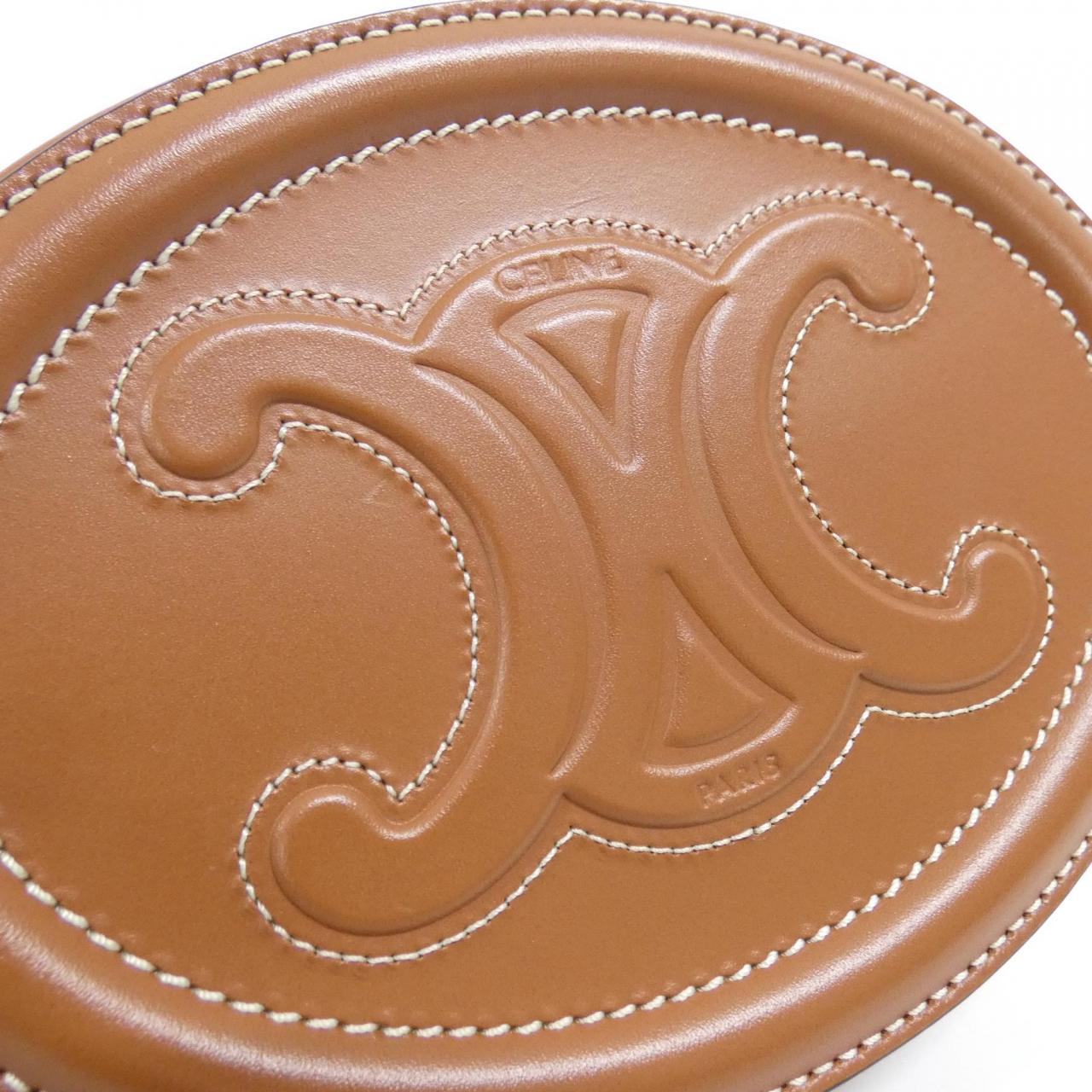 セリーヌ クロス ボディ オーバル パース 10I703DPQ ショルダーバッグ