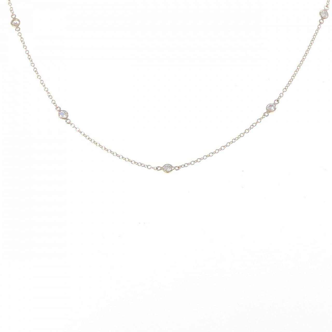 K18YG ダイヤモンド ネックレス 0.35CT