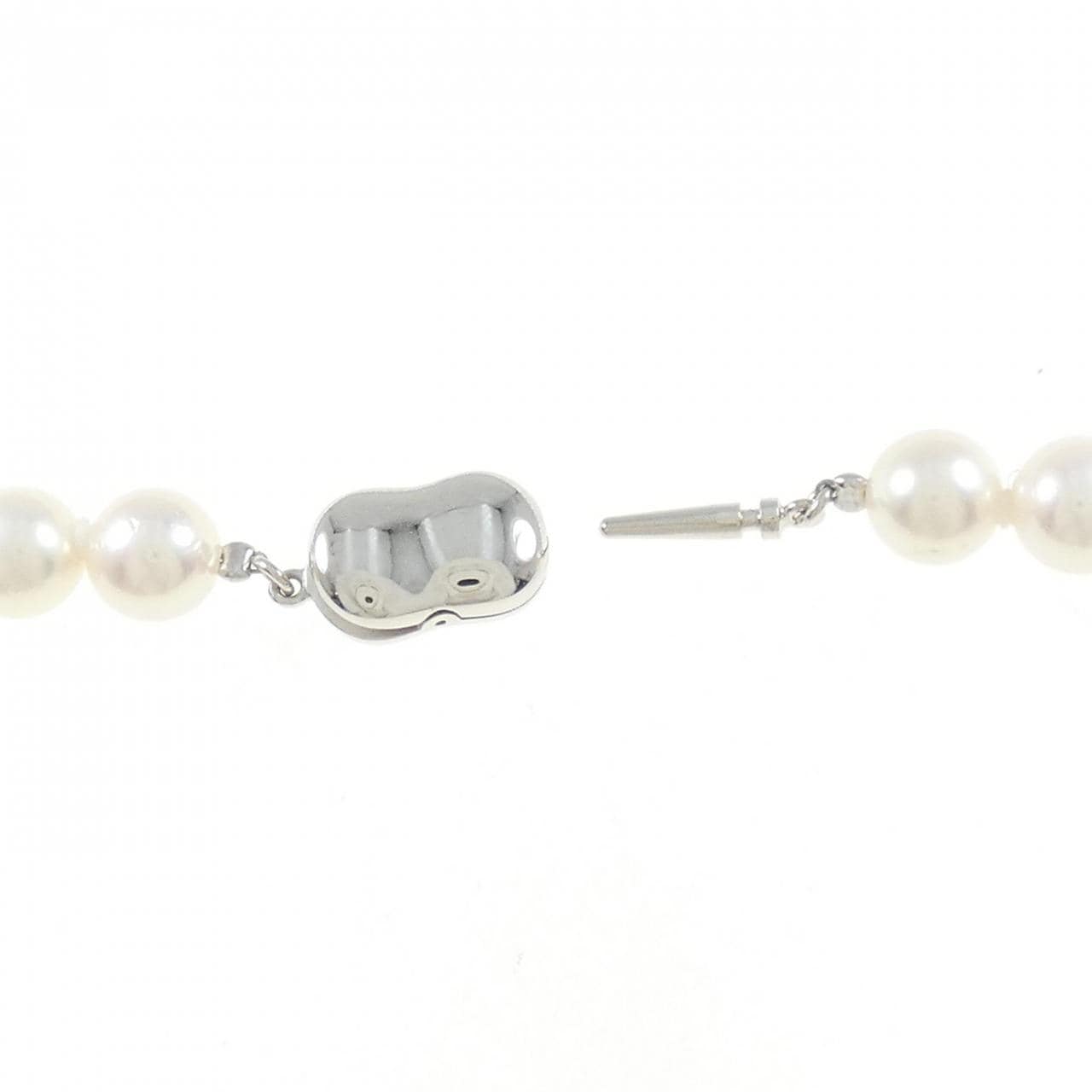 シルバークラスプ アコヤパール ネックレス 7-7.5mm