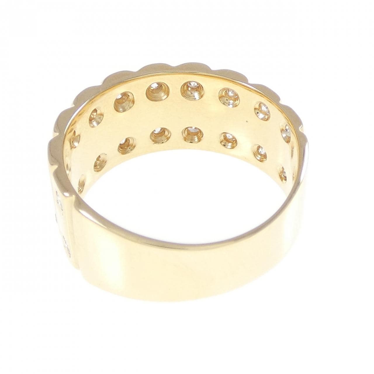 K18YG ダイヤモンド リング 0.35CT