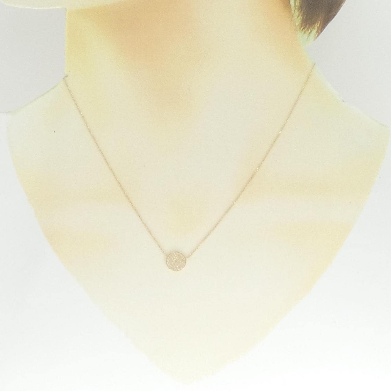 アガット ダイヤモンド ネックレス 0.11CT