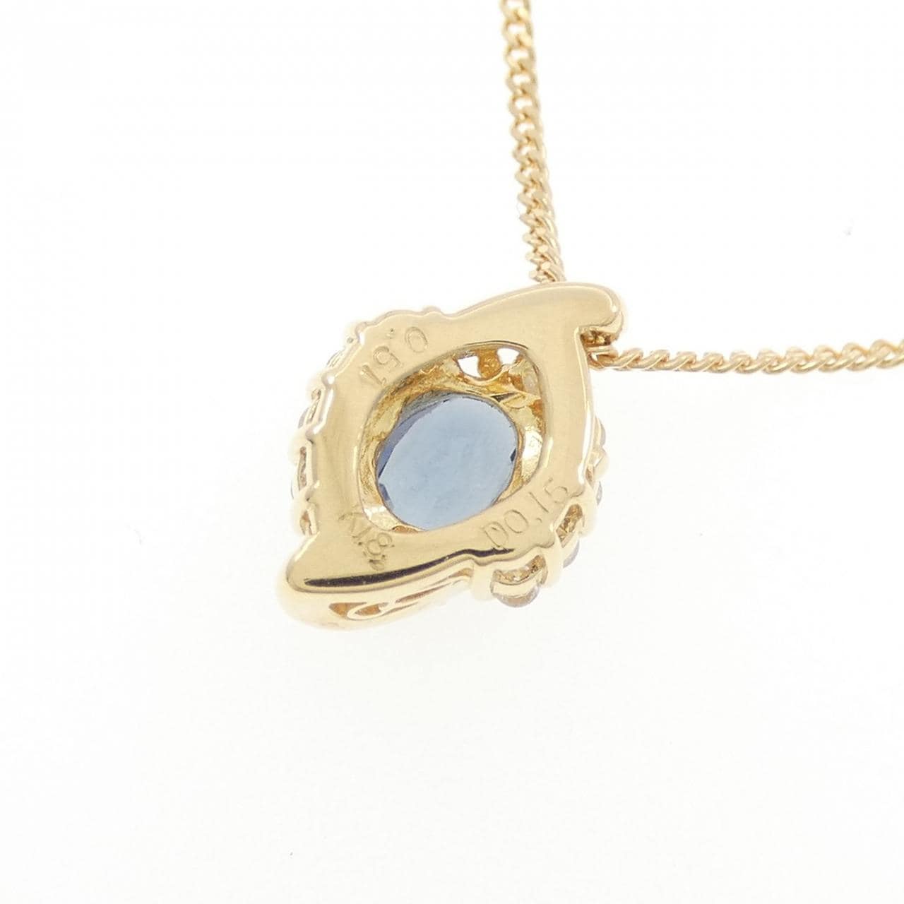 K18YG サファイヤ ネックレス 0.51CT