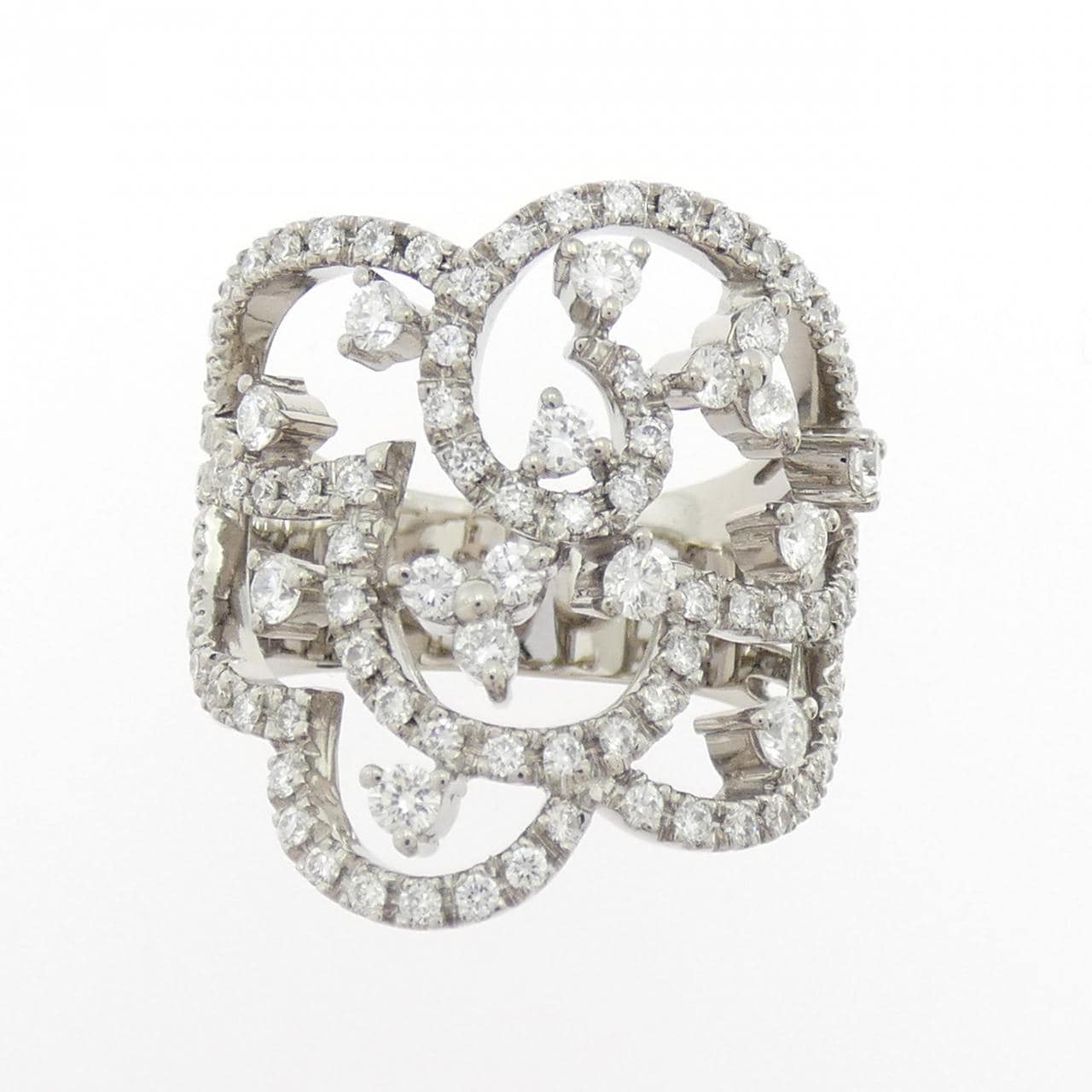 750WG ダイヤモンド リング