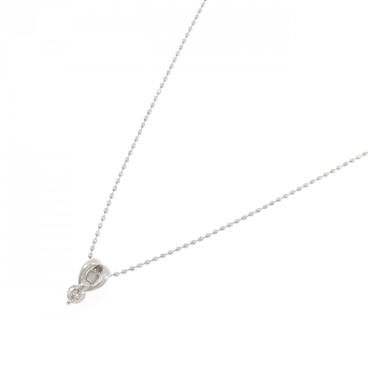 PT900 ダイヤモンド ネックレス 0.10CT