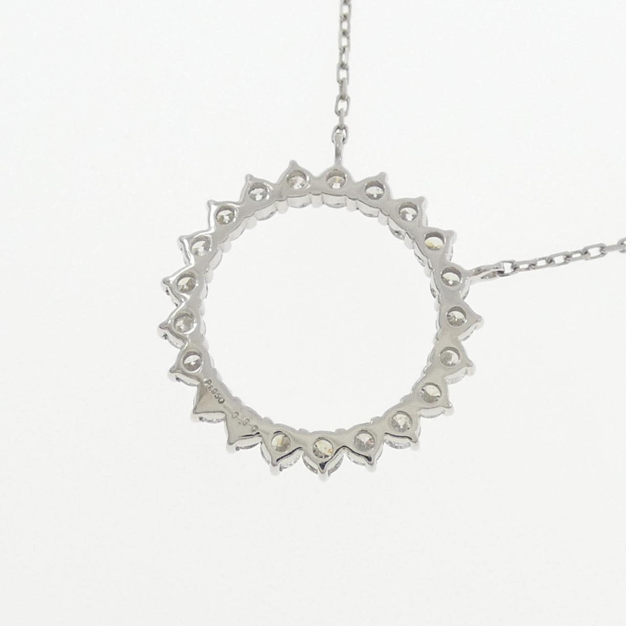 PT950/PT850 ダイヤモンド ネックレス 0.90CT