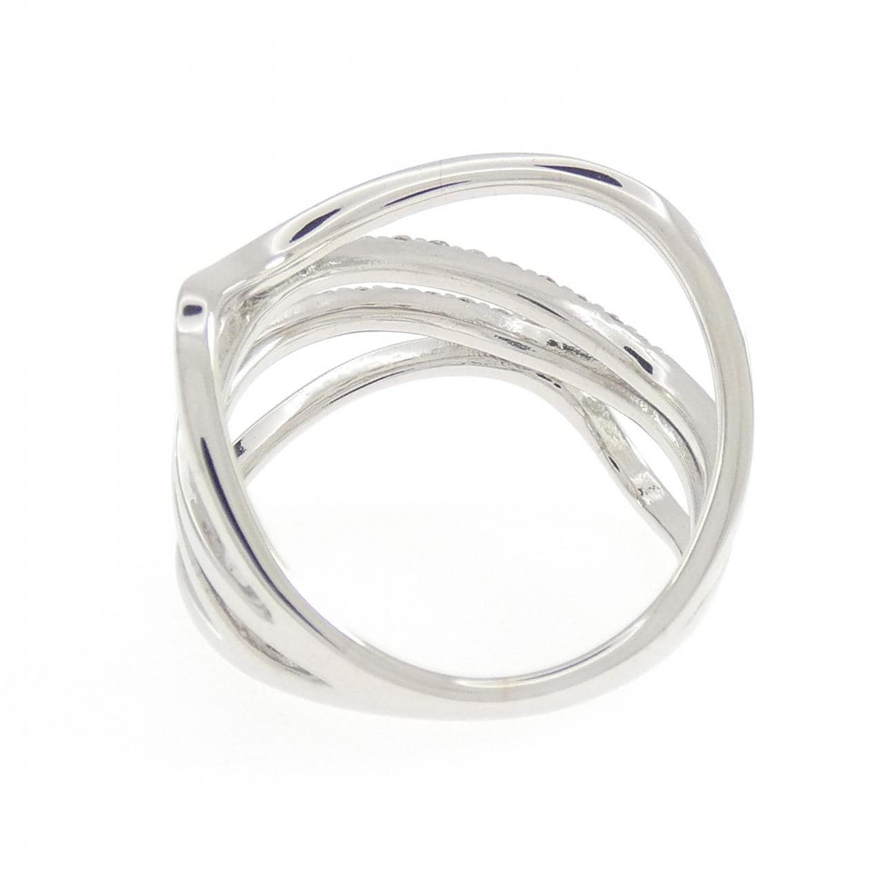 K18WG ダイヤモンド リング 0.30CT