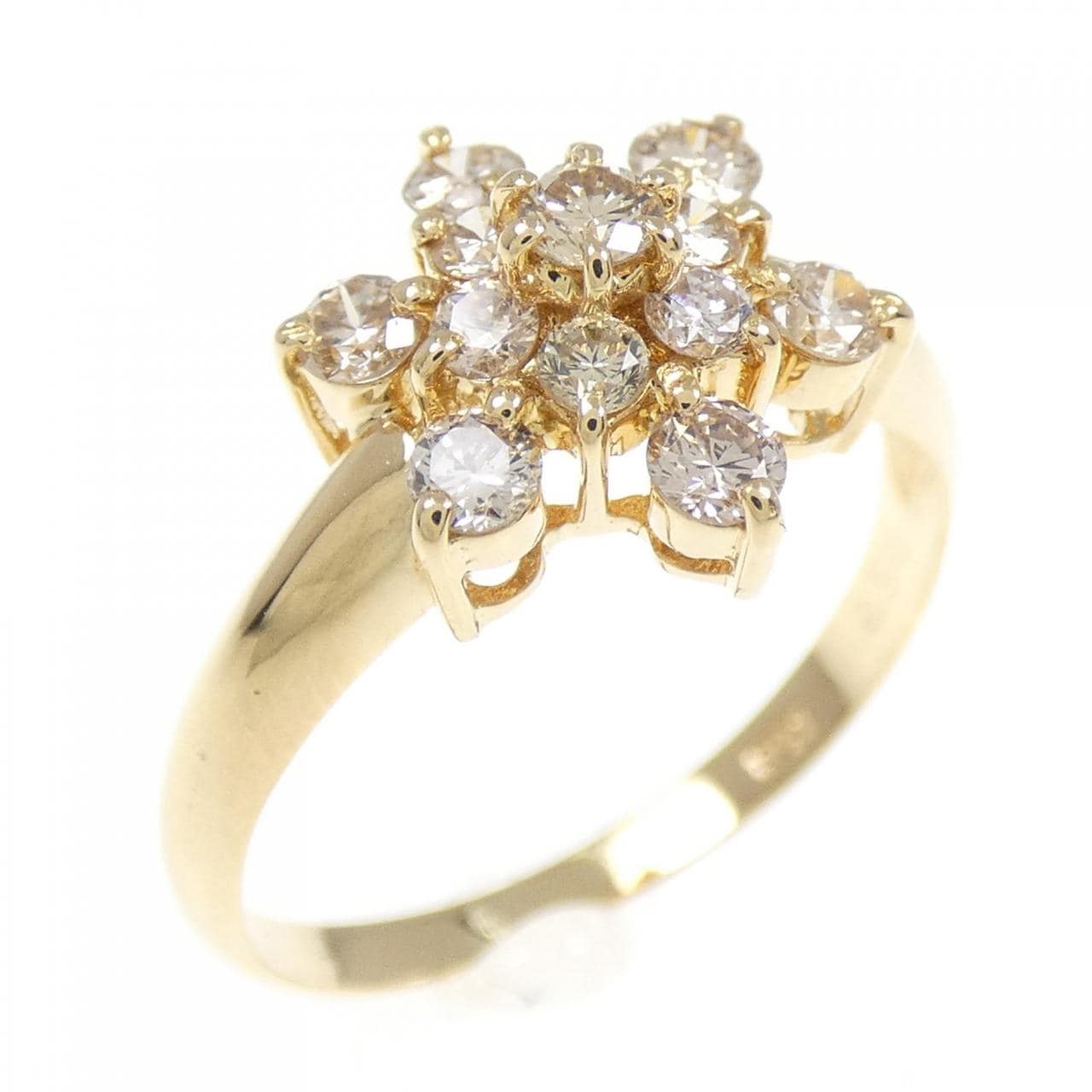 K18YG ダイヤモンド リング 0.52CT