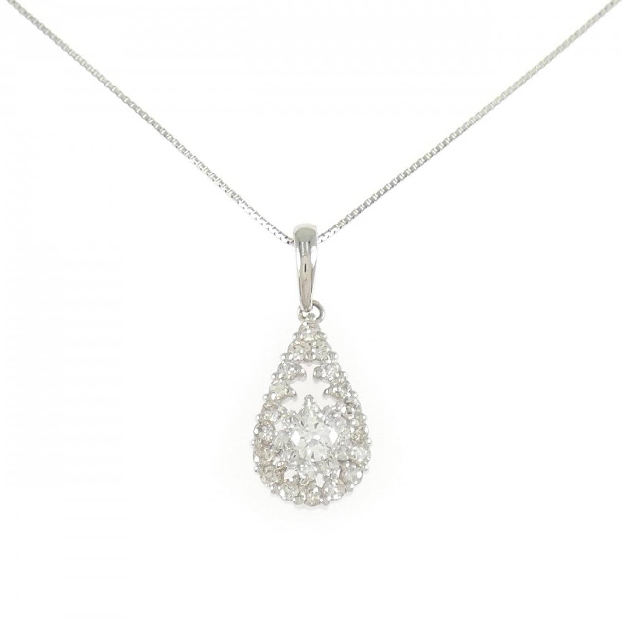 PT900/PT850 ダイヤモンド ネックレス 0.401CT