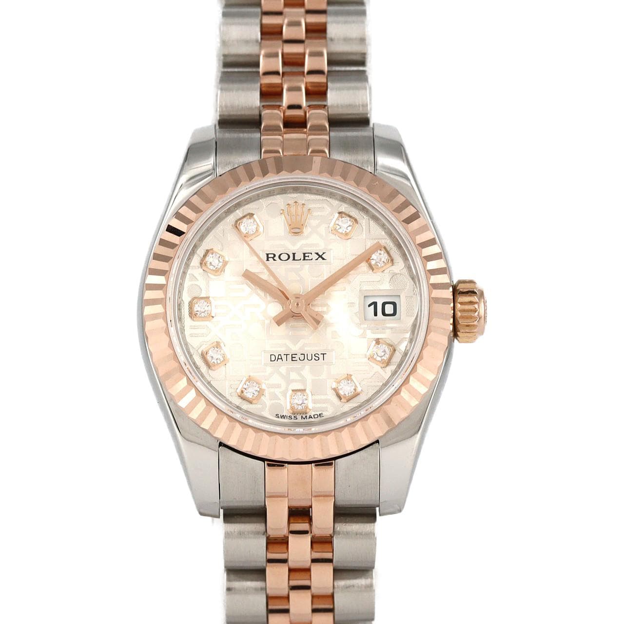 ロレックス デイトジャスト 179171G SSxPG 自動巻 ランダム番