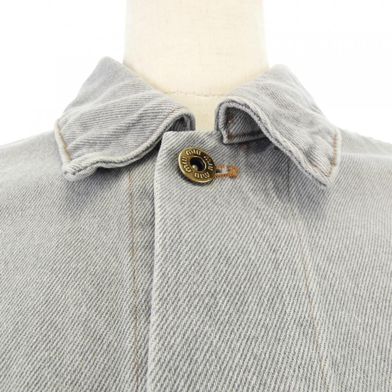 ミュウミュウ MIU MIU GWB148 S231 13LF デニムジャケット