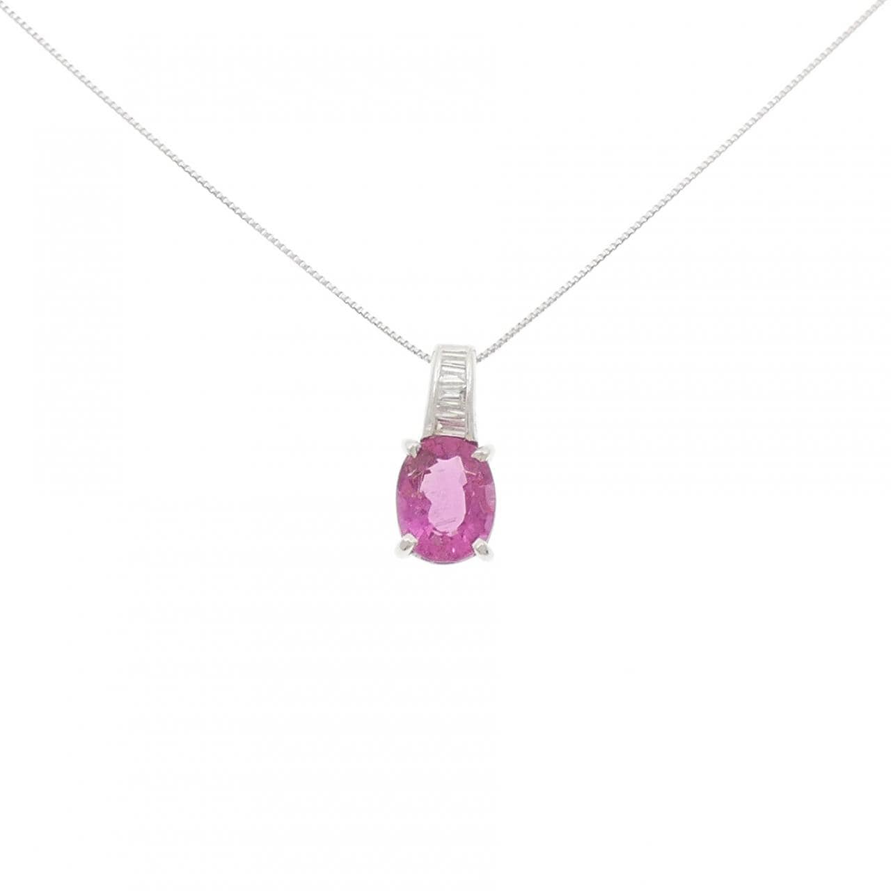 K18WG トルマリン ネックレス 2.00CT