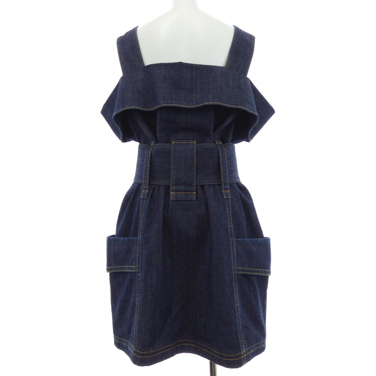 ルイヴィトン LOUIS VUITTON オーバーサイズベルトデニムユーリティドレス FORO67CKJ ワンピース