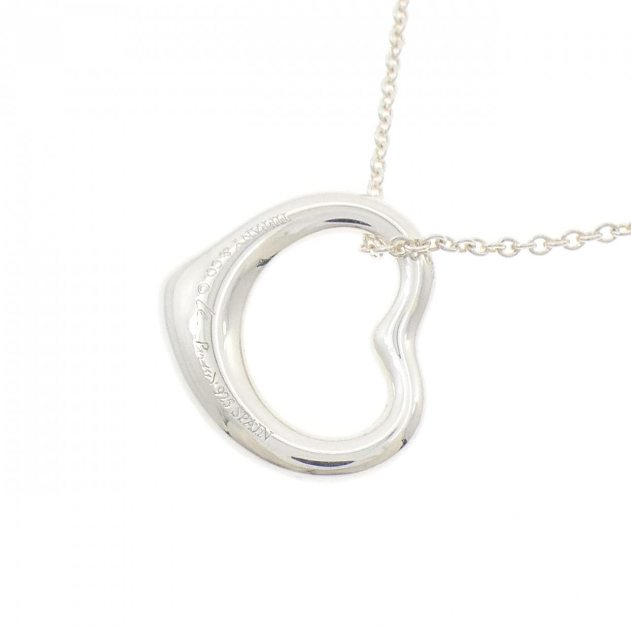 ティファニー オープンハート ネックレス