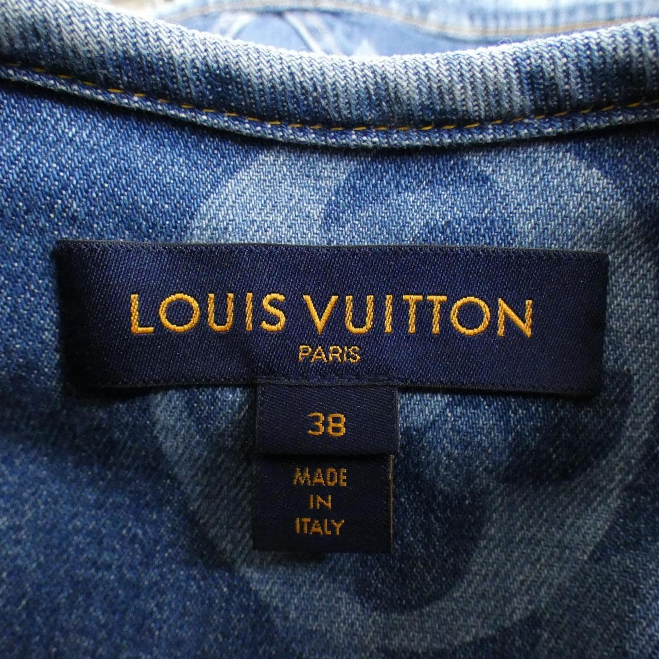 ルイヴィトン LOUIS VUITTON ジャイアントモノグラム カラーレス FKJA06ZPY デニムジャケット