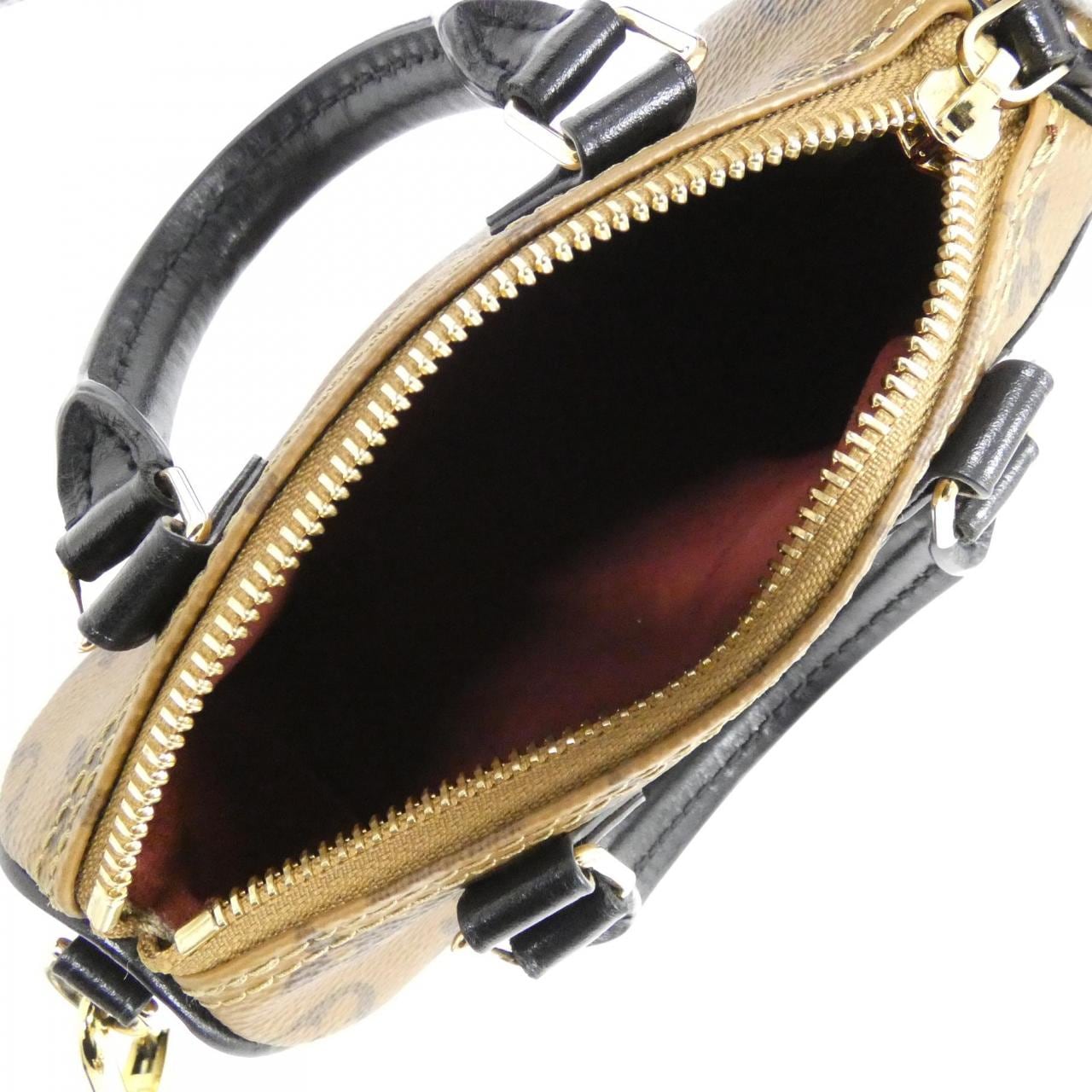 ルイヴィトン モノグラム リバース(アニモグラム) ナノ スピーディー M83688 バッグ