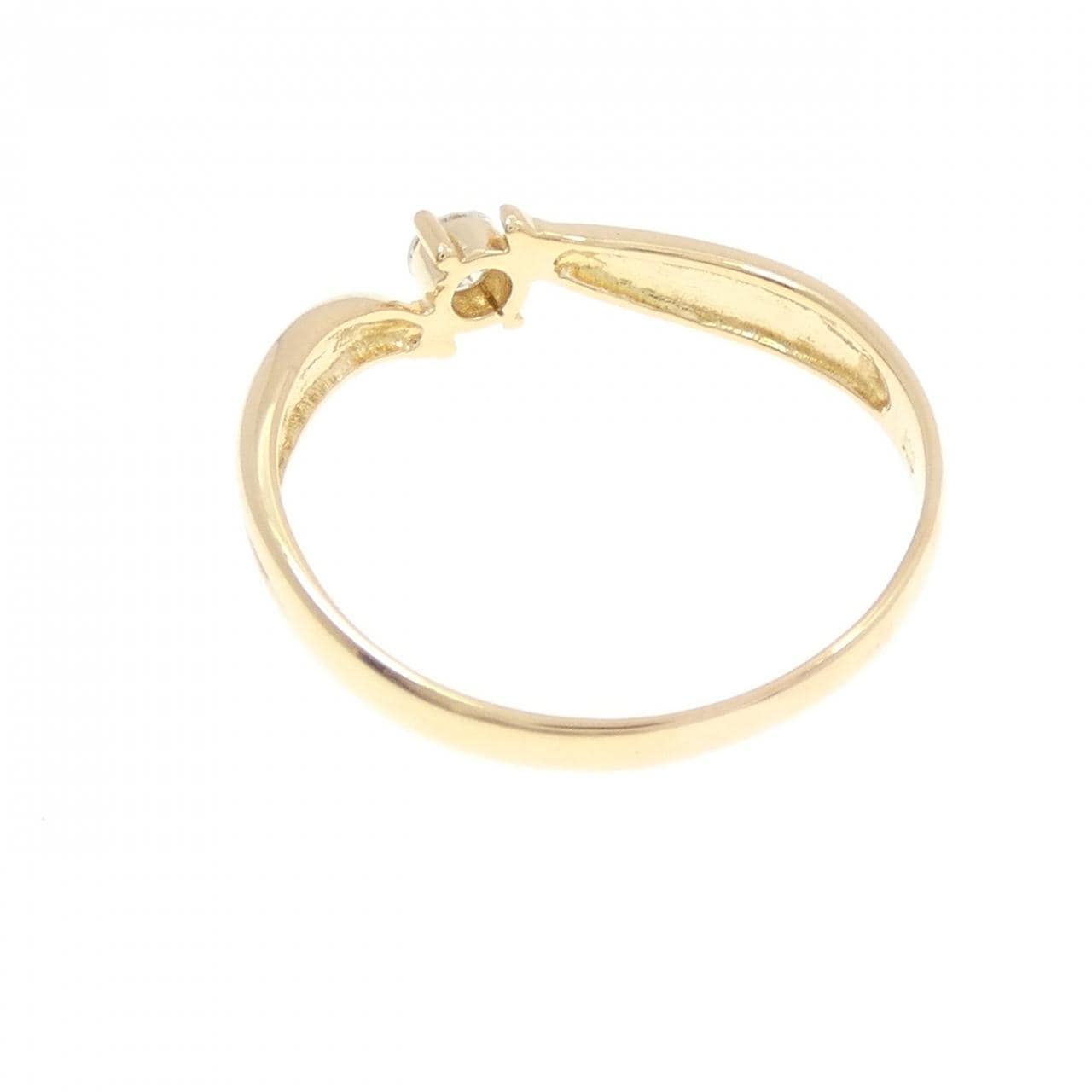 K18YG ダイヤモンド リング 0.14CT
