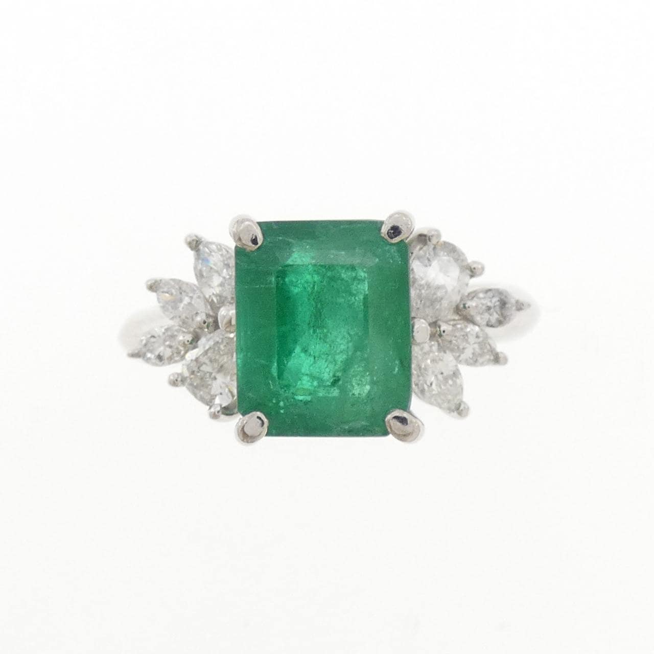 PT900 エメラルド リング 4.44CT