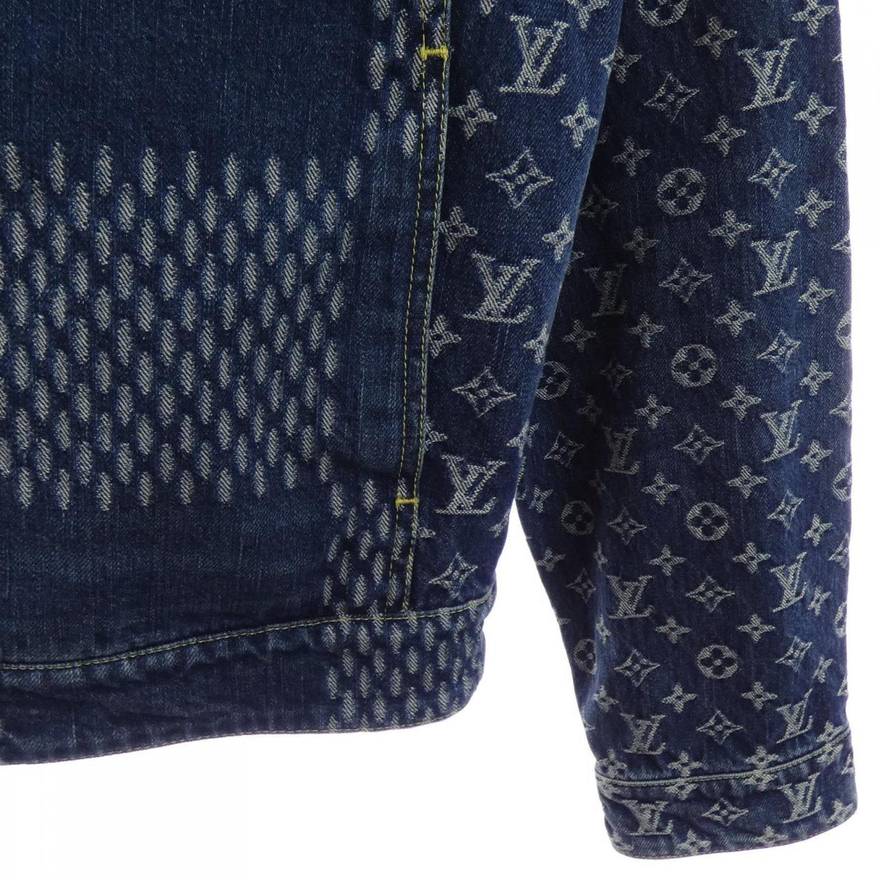 ルイヴィトン LOUIS VUITTON ジャイアントダミエウェーブモノグラム　NIGO HJA10WUZC デニムジャケット
