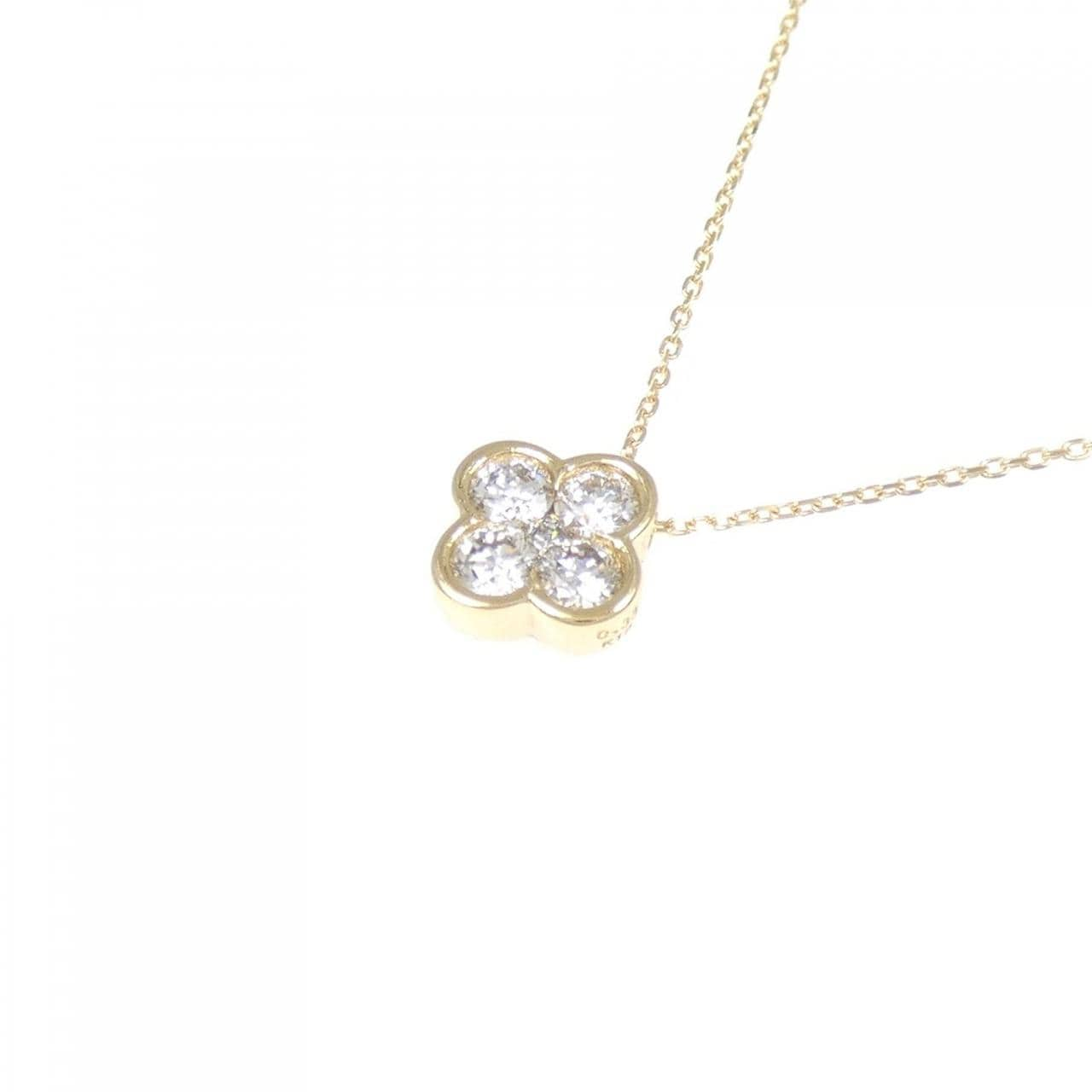 VENDOME Flower Diamond Necklace 0.33CT