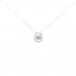 PT900/PT850 アクアマリン ネックレス 0.15CT