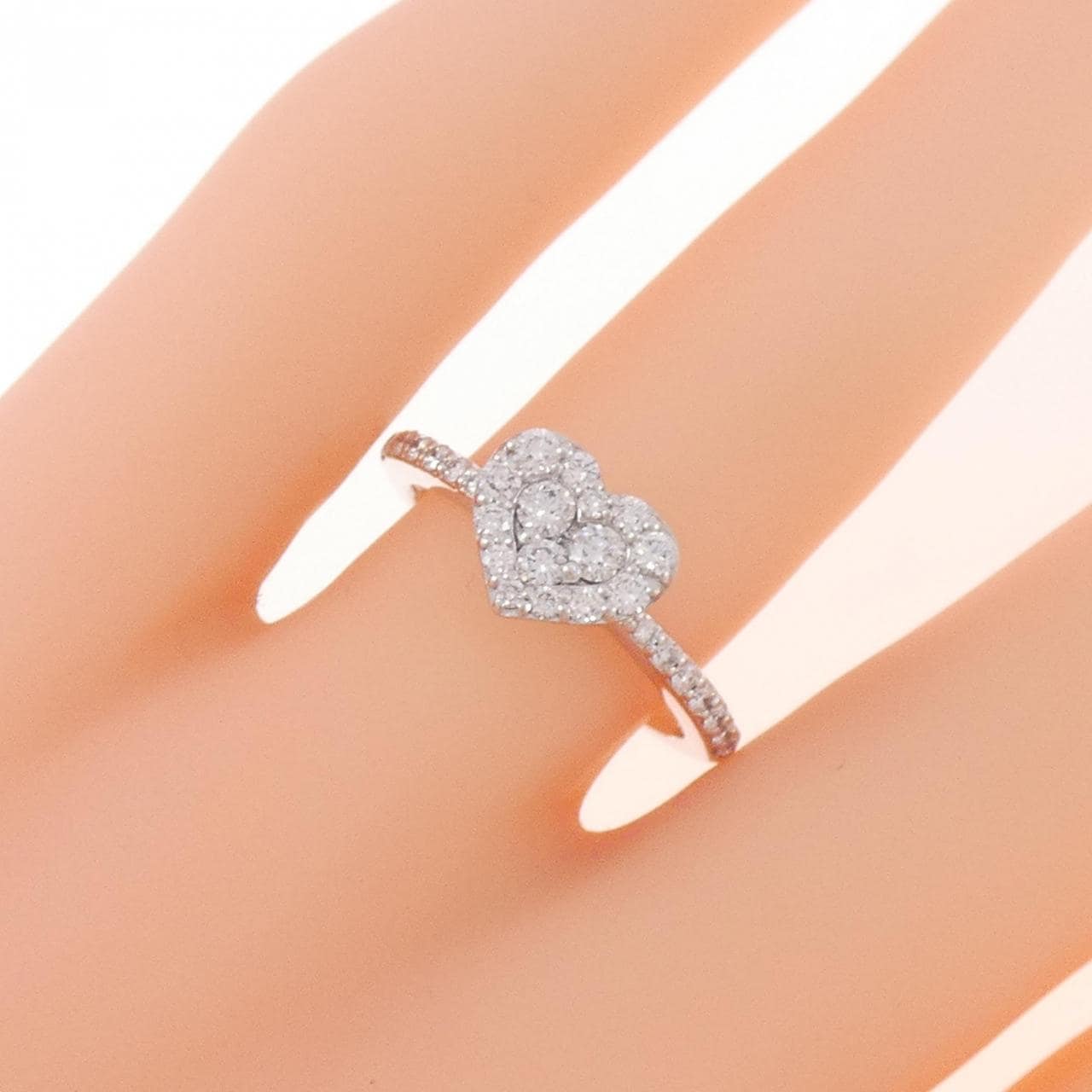 PONTE VECCHIO Heart Diamond Ring 0.48CT