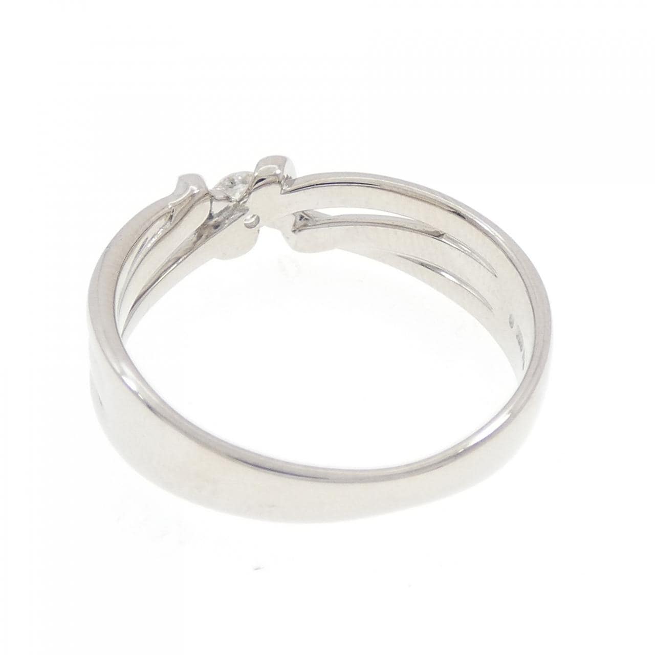 K18WG ダイヤモンド リング 0.11CT