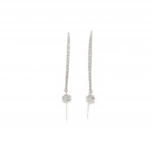 K18WG ダイヤモンド ピアス 0.712CT