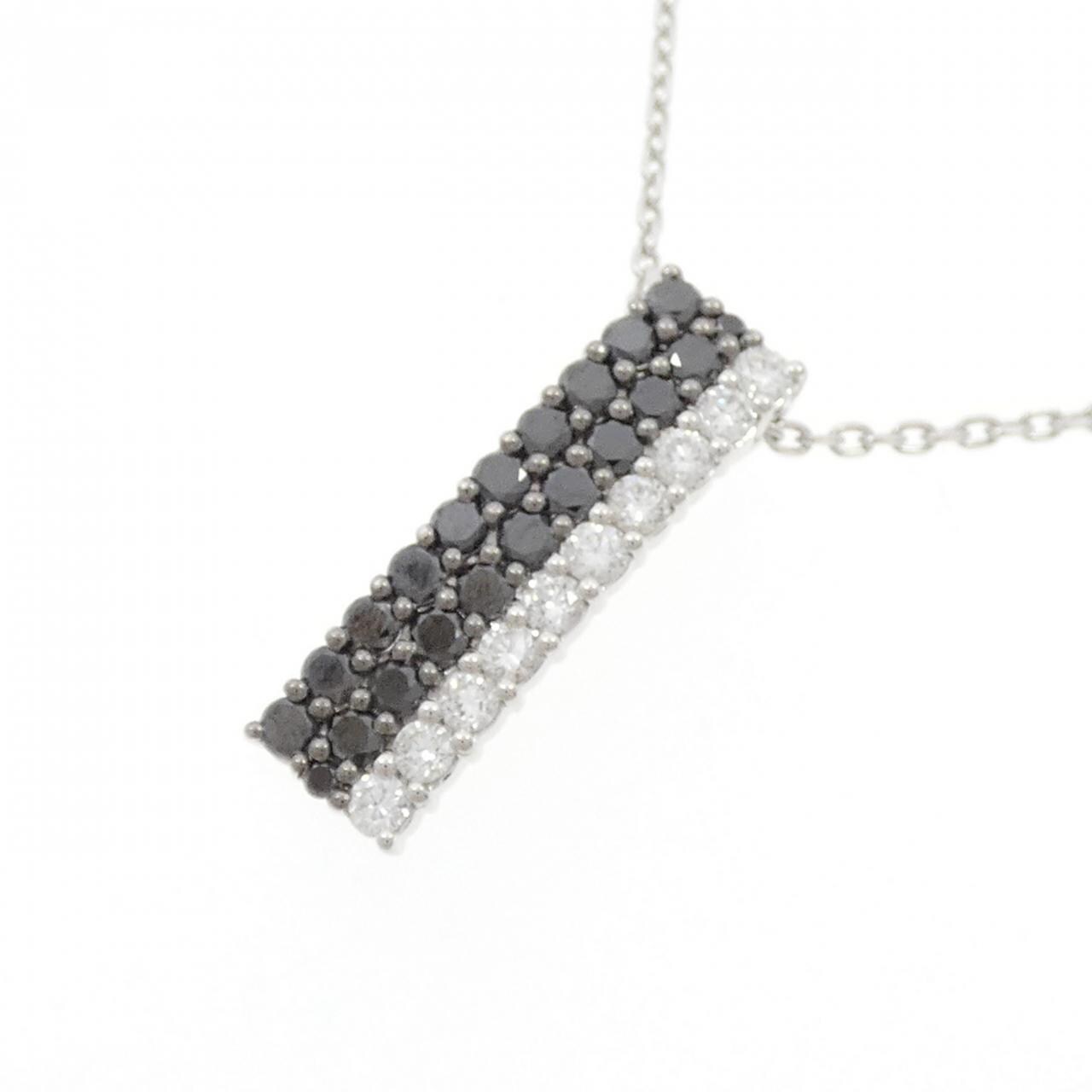 K18WG ダイヤモンド ネックレス 0.70CT