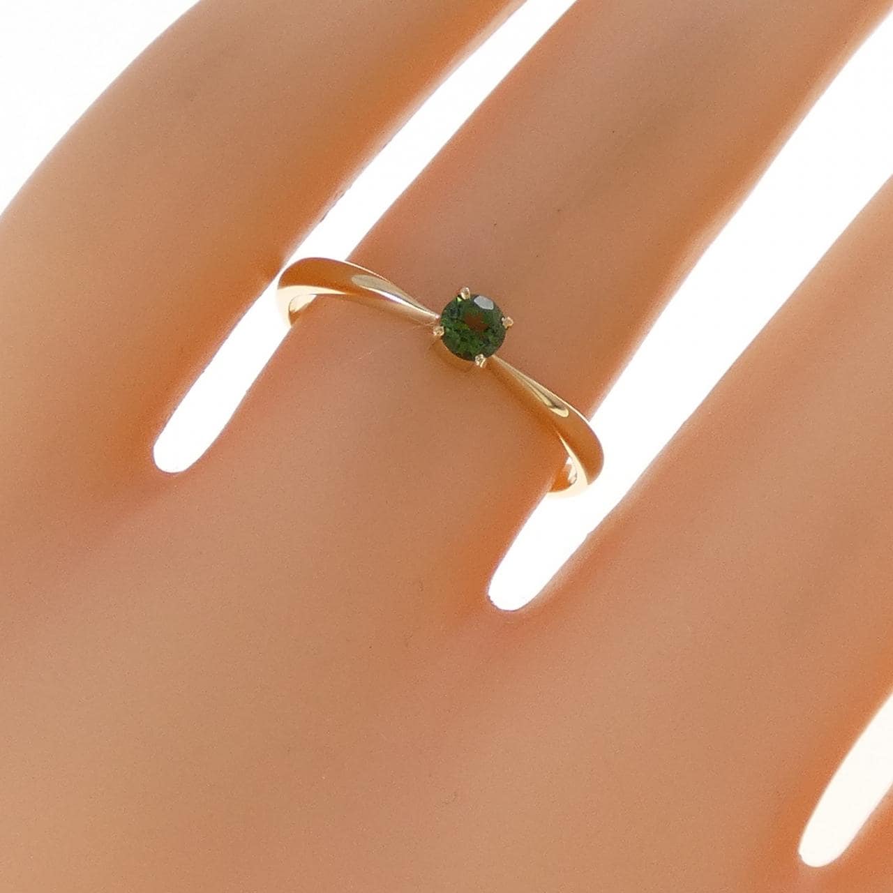 750YG トルマリン リング