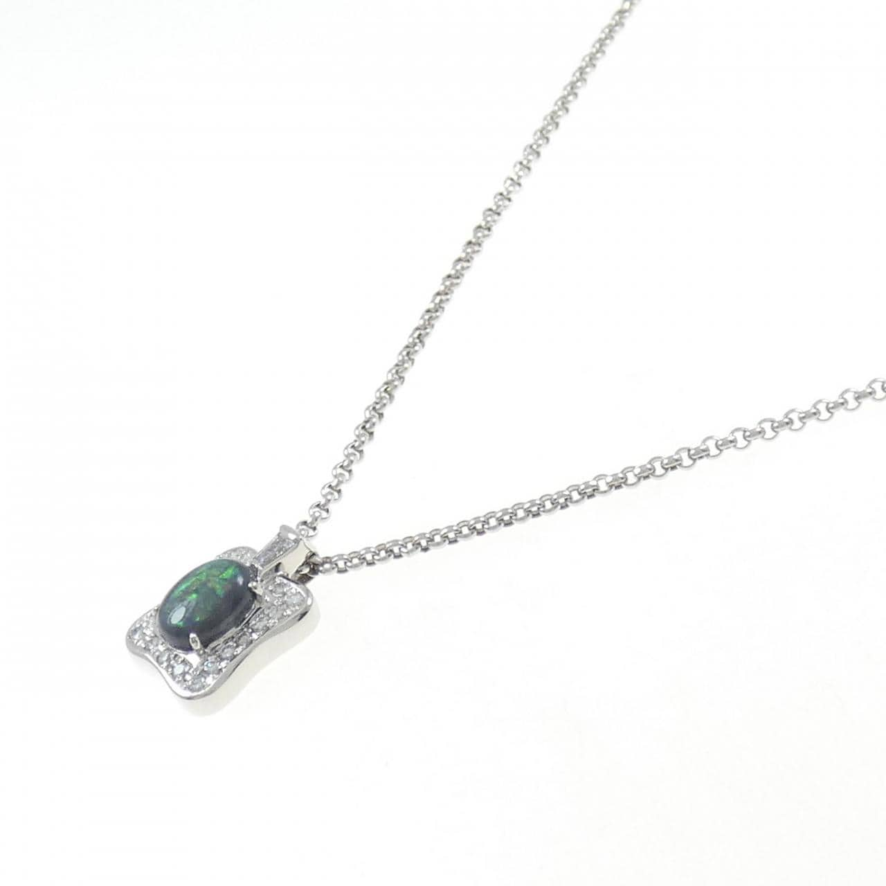 PT ブラックオパール ネックレス 1.37CT