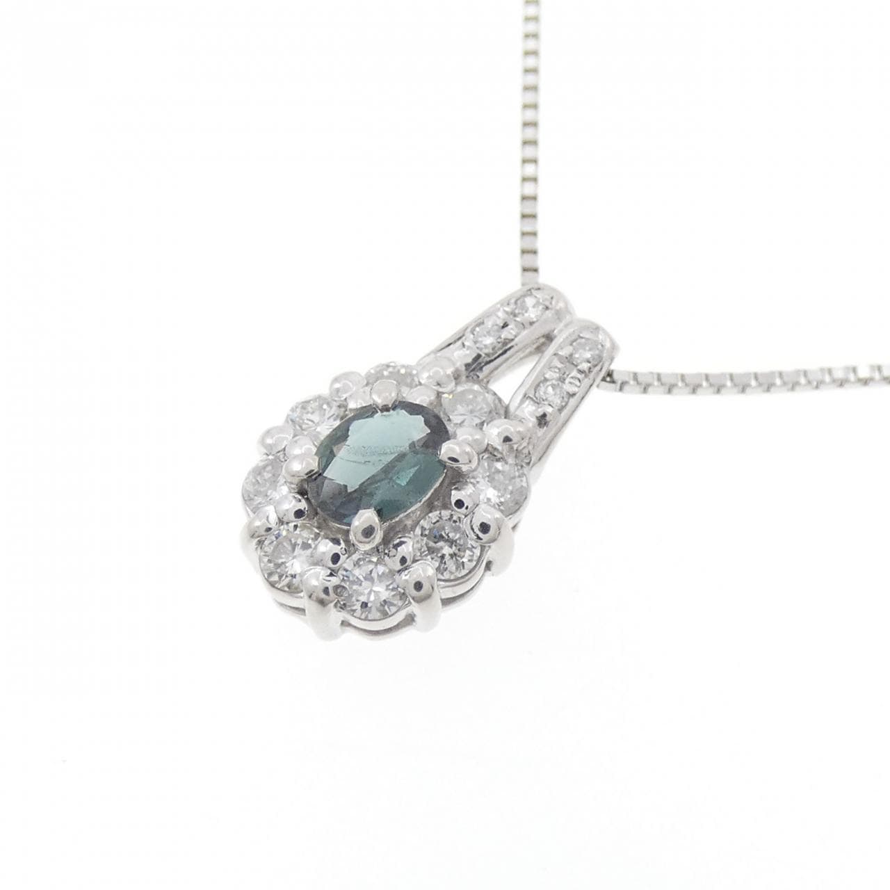 PT900/PT850 Alexandrite Necklace 0.22CT