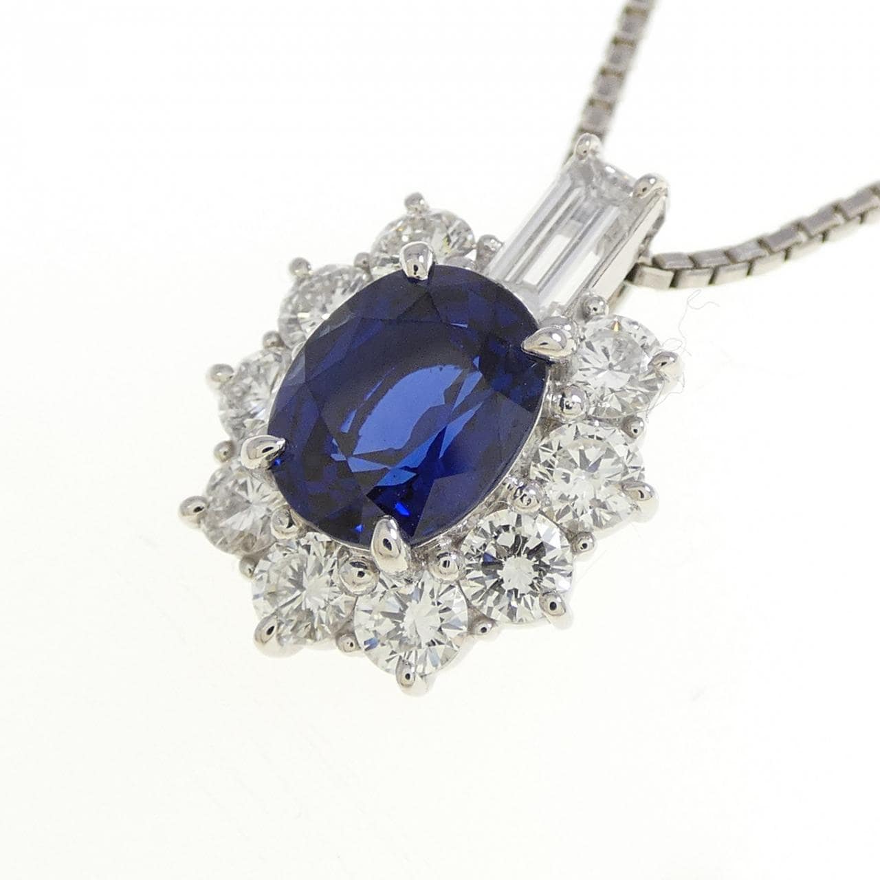 PT900/PT850 サファイヤ ネックレス 1.67CT