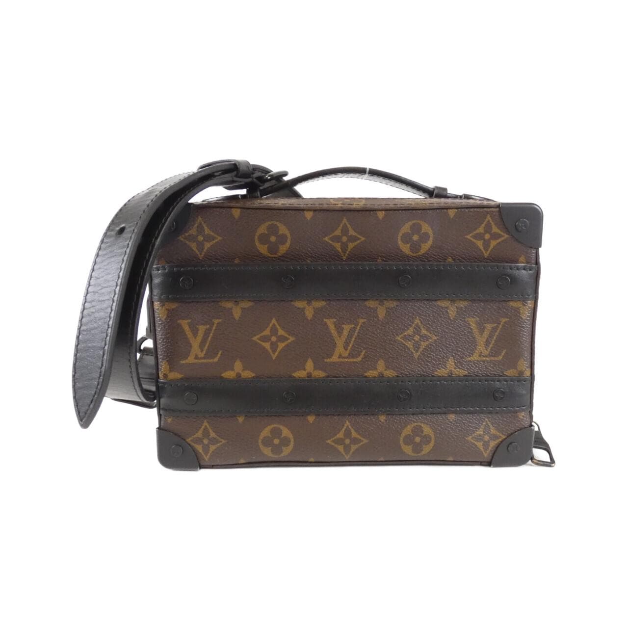LOUIS VUITTON Monogram Macassar Handle Soft Trunk M45935 单肩包