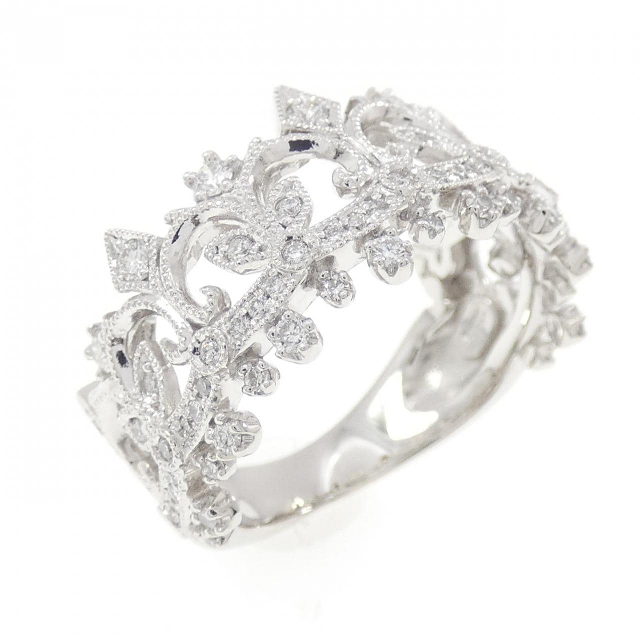PT900 ティアラ ダイヤモンド リング 0.45CT