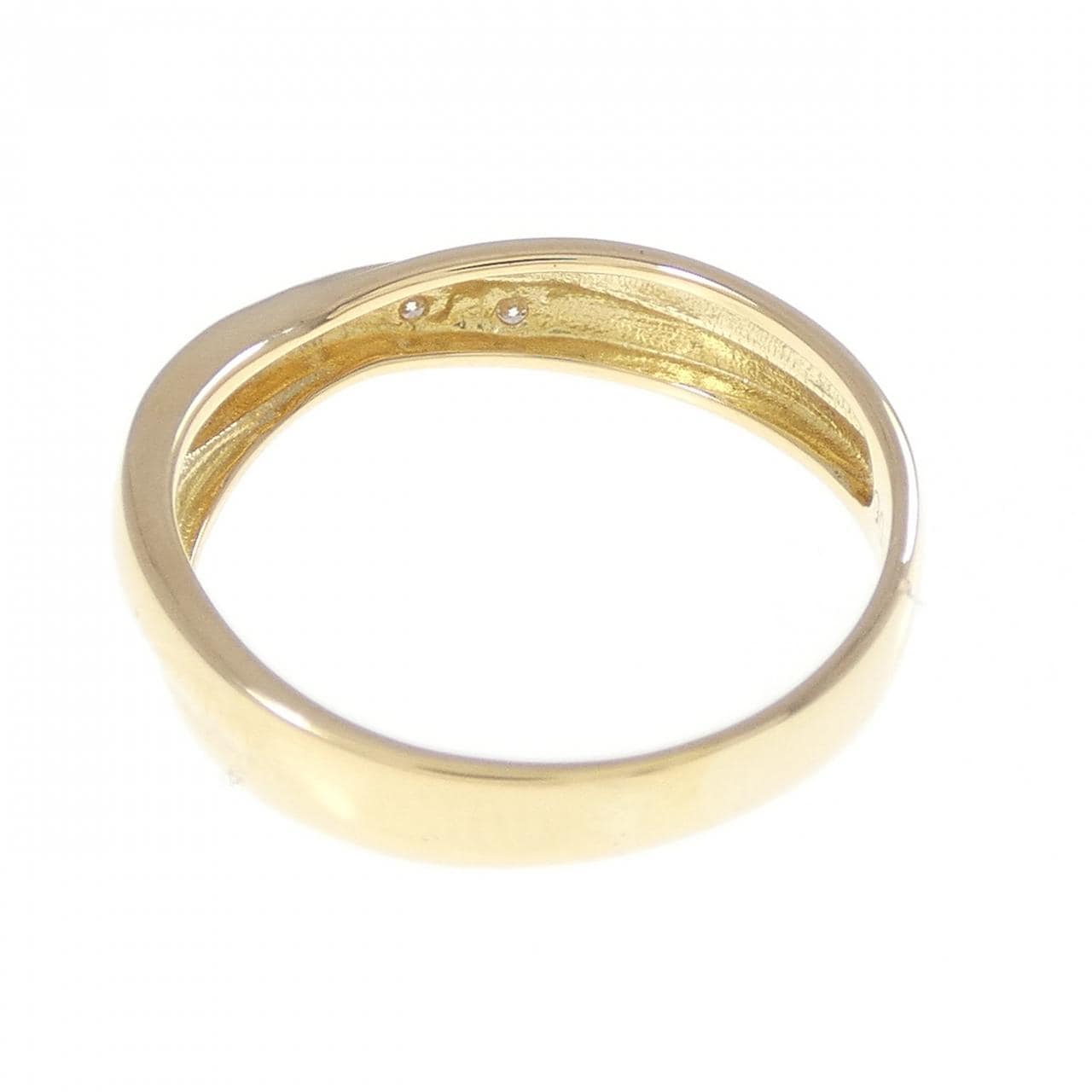 K18YG ダイヤモンド リング 0.06CT