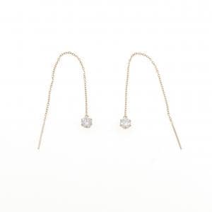 K18PG キュービック ピアス