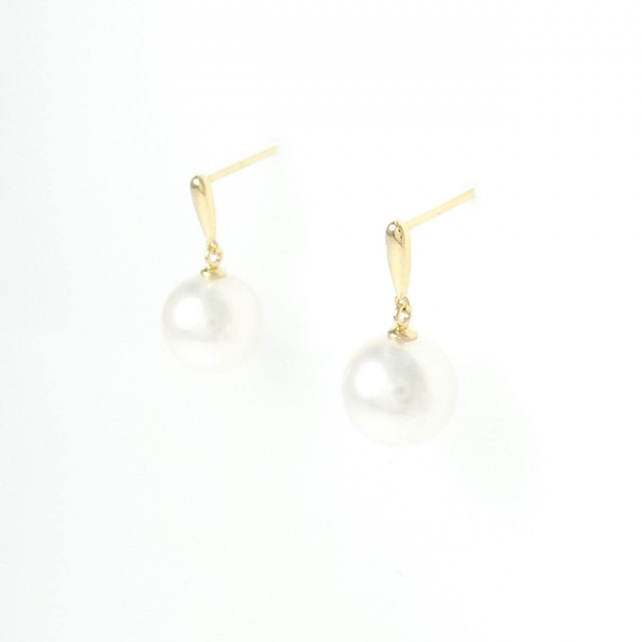 K18YG アコヤパール ピアス 8.2mm