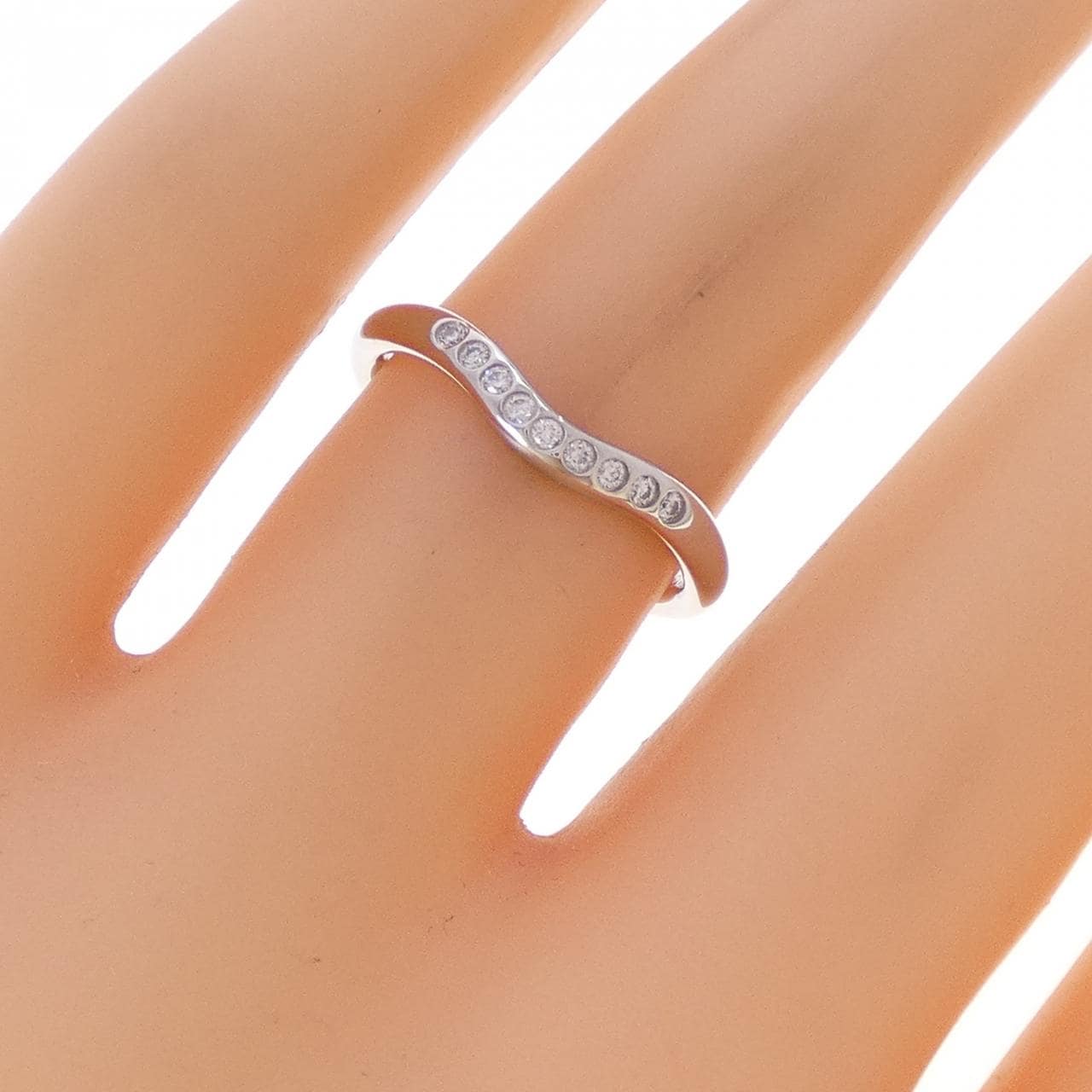 ティファニー カーブド 9P リング