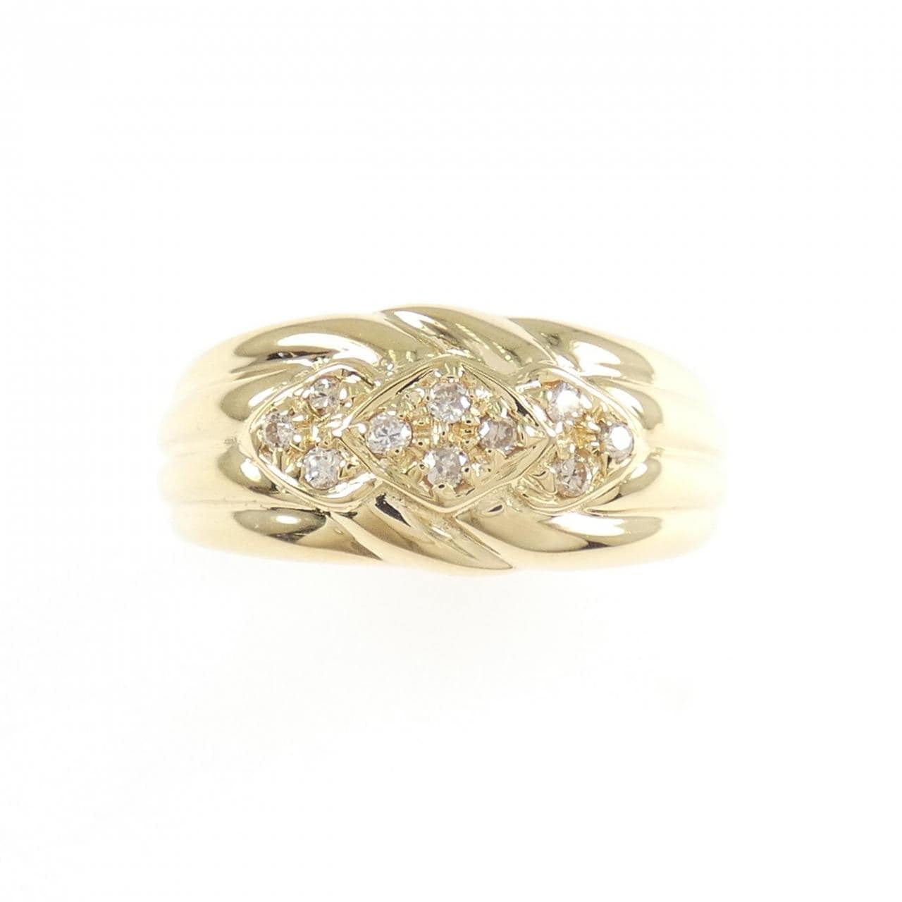 K18YG ダイヤモンド リング 0.10CT