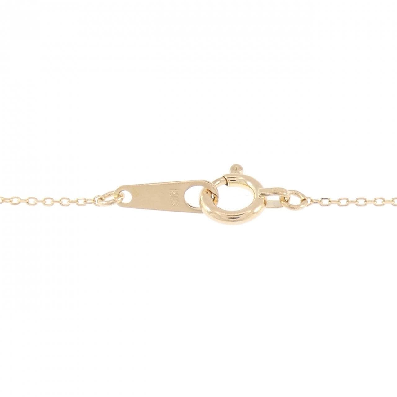K18YG ダイヤモンド ネックレス 0.13CT