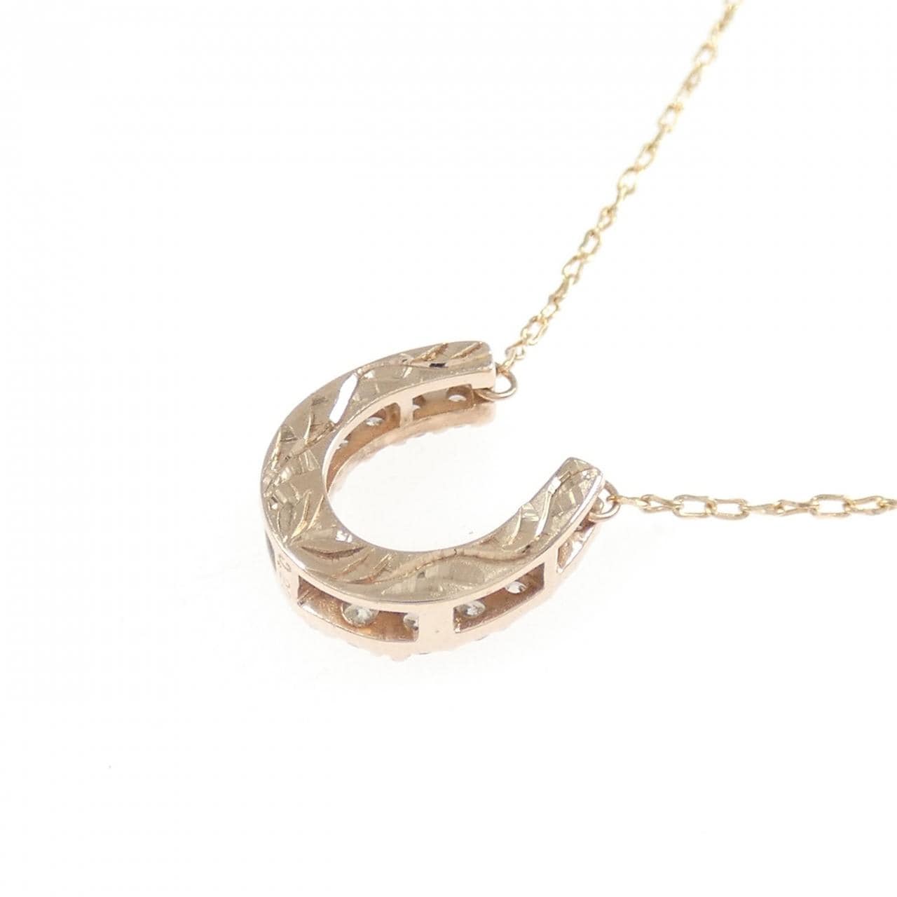 K10PG ダイヤモンド ネックレス 0.20CT