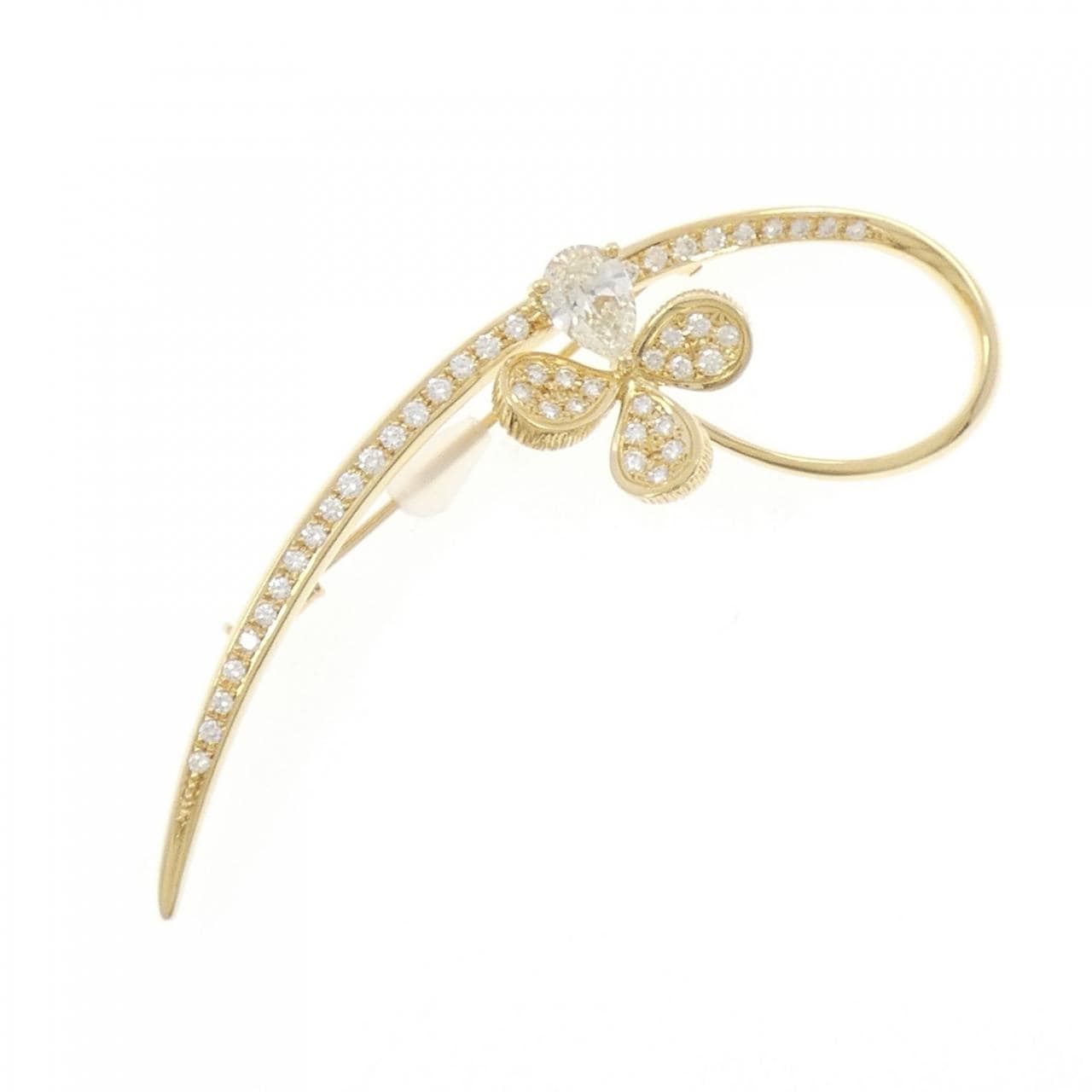 タサキ ブローチ 0.74CT