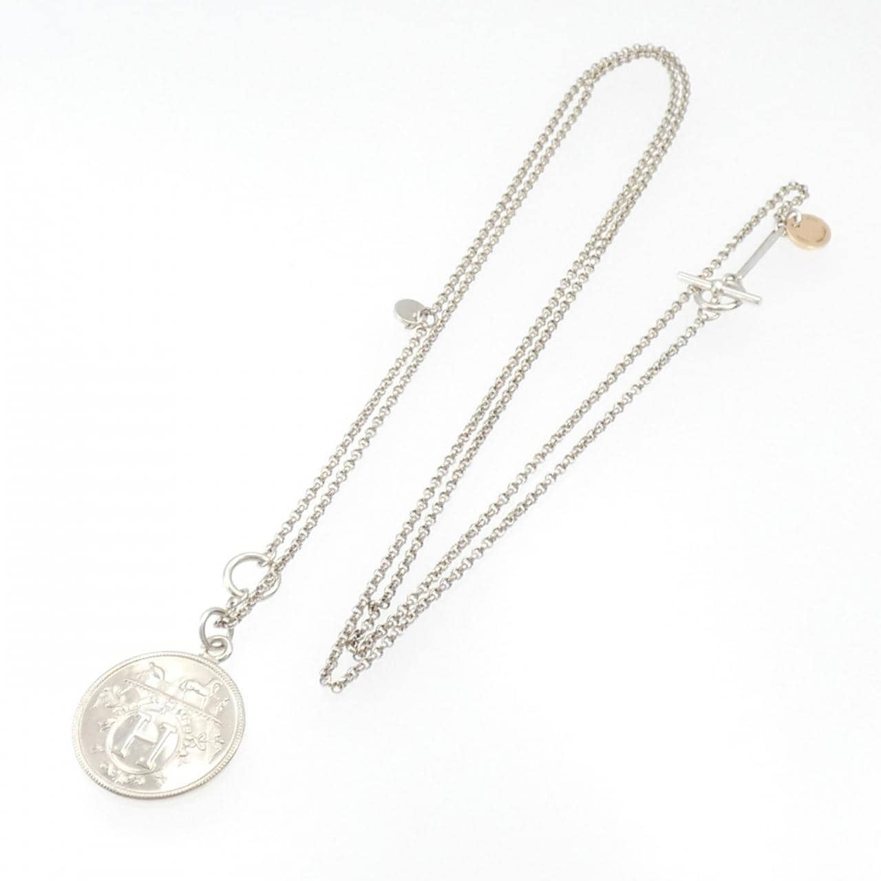 HERMES Exlibris MM Necklace