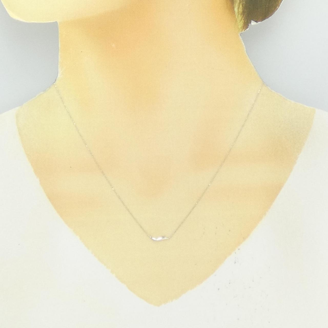 K10WG ダイヤモンド ネックレス 0.005CT